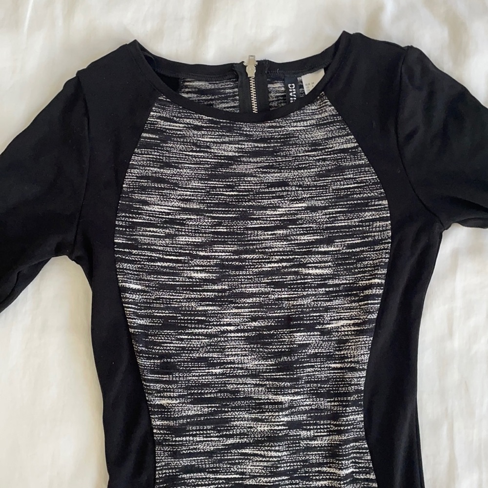 Long sleeve body con dress
